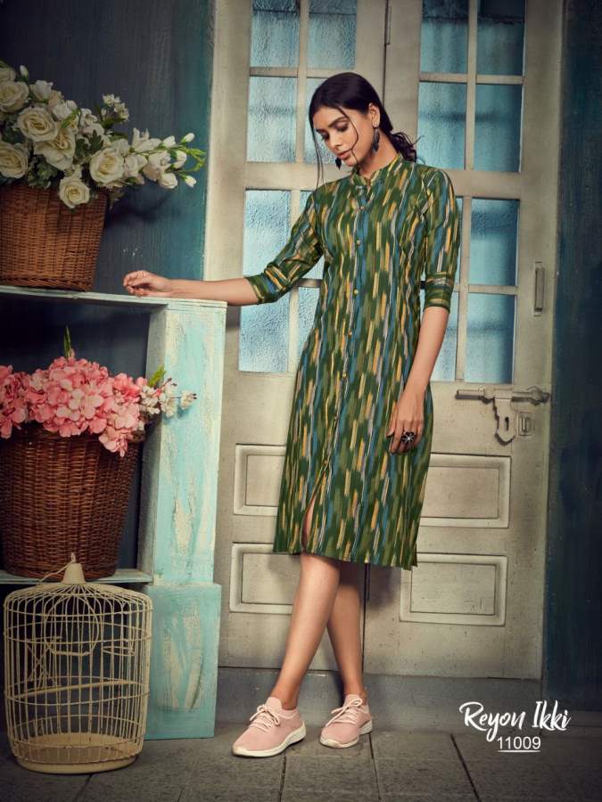 Rayon Ikki 11 Ethnic Daily Wear Rayon Printed Designer Kurti Collection